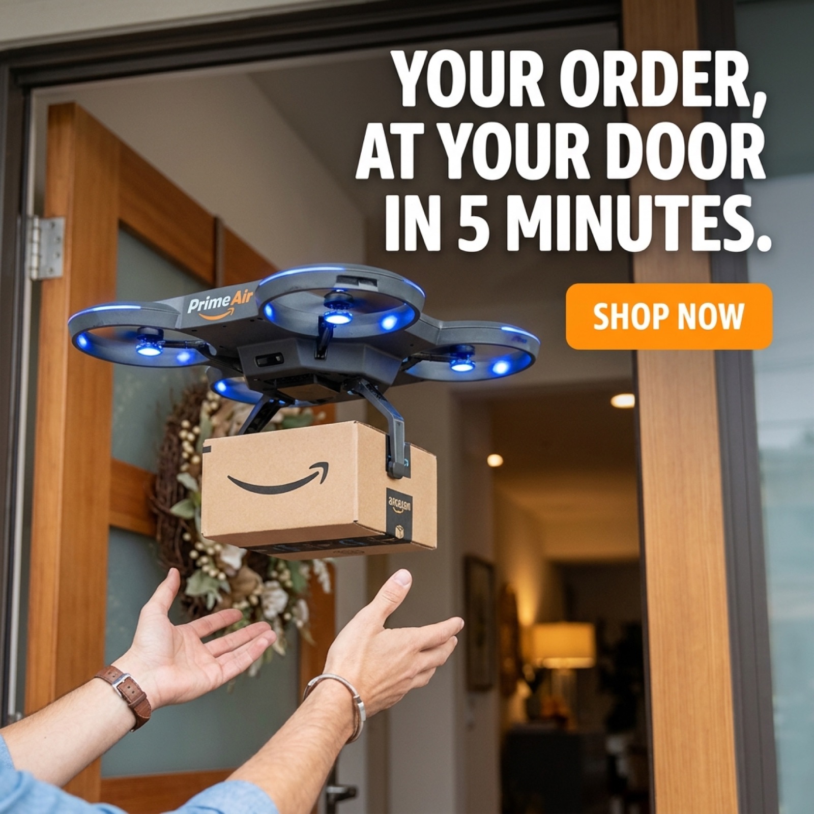 Doorstep delivery creative